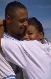 black couple hugging 3