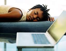 black woman laptop